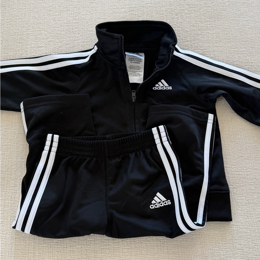 Adidas Infant Black Joggers